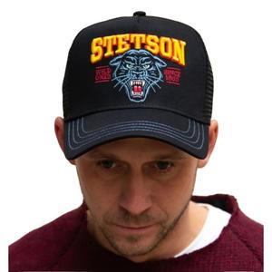 Casquette de baseball Stetson Trucker Hat, respirante, en maille, avec motif d'ours brodé, pour les sports de plein air et les loisirs - Product Image 4