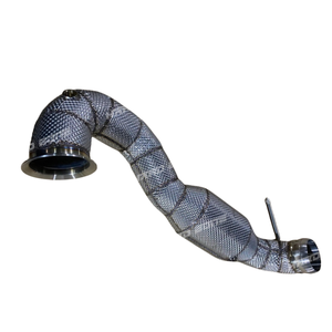 Lá chắn nhiệt catted xả downpipe cho Mercedes Benz A45 AMG cla45 AMG gla45 w176 AMG 2014-2016 - Product Image 2