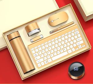 โรงงาน FX OEM/ODM ราคาถูก คีย์บอร์ดไร้สาย เมาส์ ปากกา พาวเวอร์แบงค์ แฟลชไดรฟ์ USB OTG ชุดของขวัญธุรกิจ 5 in 1 ยี่ห้อ Starlink - Product Image 1