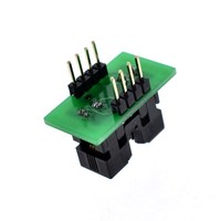 MSOP8 a DIP8 MCU prueba socket IC adaptador de programador, zócalo