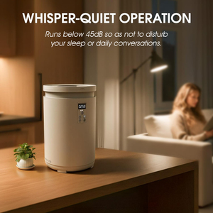 Electric Household Food Waste Composter 4.5L Large Capacity Automatic Die-Cast Aluminum + Ceramic <b>Kitchen</b> Disposer 16.1" Height - Product Image 5