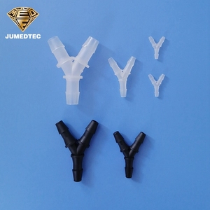 Usine en gros 1/16 "à 1/2" Y connecteur égal réducteur 3 voies Multi tube de connexion raccords cannelés en plastique - Product Image 2