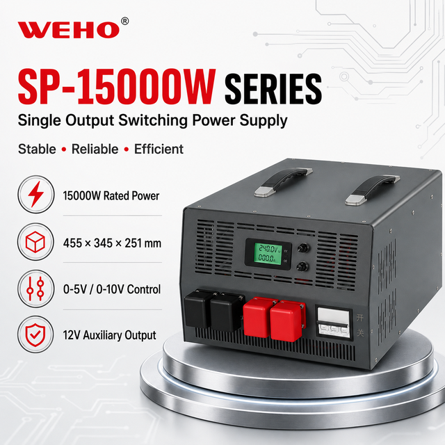 SP Series 15000W Programmable DC Power Supply 64V 187.5A for LiFePO4 Battery Cell Cycling Aging Test Equipment Industrial Grade