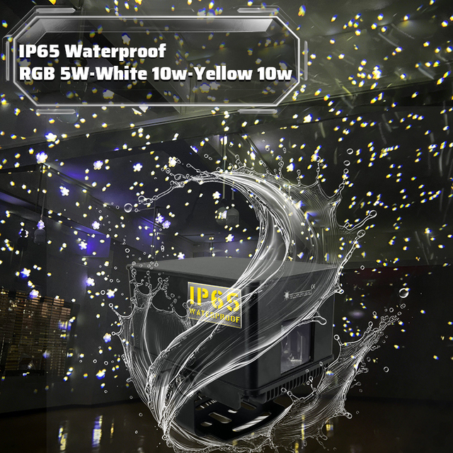 Outdoor 3W Colorful Firefly RGB Starry Garden Park IP65 Mini Laser Lights Show Projectors