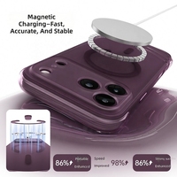 Coque de téléphone magnétique en TPU effet peau de luxe en gros, personnalisée pour iPhone 17 18 Pro Max, coque de téléphone personnalisée en usine