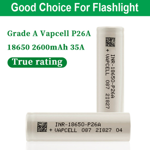 2025 prix de gros nouvelle marque Molicel <span class=keywords><strong>18650</strong></span> P26a 3.6v 2600mah 25a Max 35a décharge <span class=keywords><strong>18650</strong></span> 3.7v Li Ion batterie pour batterie - Product Image 5