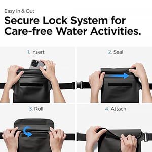 高品質TPU防水ウエストバッグ防水ファニーパック防水ベルトバッグ男性女性用 - Product Image 3