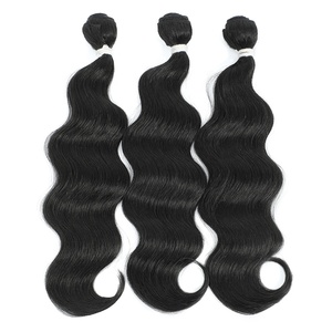 Nhiệt Độ Cao Brazil Tóc Vàng Sóng Xoăn Cơ Thể Sóng Tổng Hợp Phần Mở Rộng Tóc Sợi Ngang Bó Cho Phụ Nữ Da Đen Tóc Dệt Các Loại - Product Image 1