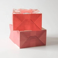 Sac d'emballage cadeau Joyeux Noël imprimé personnalisé en gros d'usine pour bonbons et chaussettes