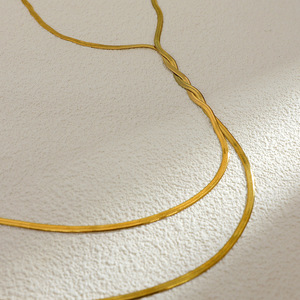 สร้อยคอรูปตัวยูชุบทอง 18K สแตนเลสสตีล เครื่องประดับแฟชั่นสำหรับผู้หญิง - Product Image 4