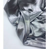 Vente en gros sur mesure Tissu de satin liquide soyeux et brillant double face extensible en polyester de luxe de haute qualité pour vêtements