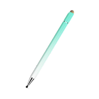 Stylet vert clair 3 en 1 de haute précision pour tablettes IPhone/iPad/Android Matériau plastique compatible avec tous les écrans tactiles