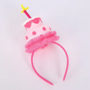 बच्चों का जन्मदिन प्लास्टिक हेयर बैंड गिफ्ट लड़कियों को बड़े सीक्वेन ताज हेडबैंड बाल - Product Image 6