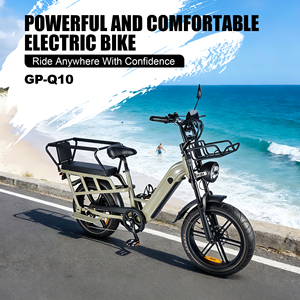 <span class=keywords><strong>Vélo</strong></span> cargo <span class=keywords><strong>électrique</strong></span> Greenpedel Factory, nouveau produit, 20 pouces, avec batterie lithium 12,5 Ah, pour la famille - Product Image 2