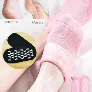 Silicone <b>Moisturizing</b> <b>Socks</b> Exfoliating Gel Heel <b>Socks</b> Callus Cracked Dead Skin Remove Protector Pain Relief Feet Care Foot Spa - Product Image 5