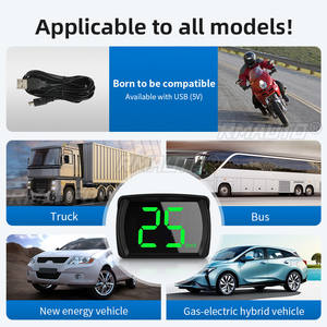 Compteur de vitesse numérique GPS HUD pour voiture, KMH MPH, grandes polices, lumière verte, affichage tête haute HUD pour toutes les voitures - Product Image 3