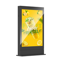 Écran numérique de signalisation numérique de grande taille pour extérieur, 96 et 108 pouces, panneau LCD LED, kiosque avec affichage animé, directement de Chine