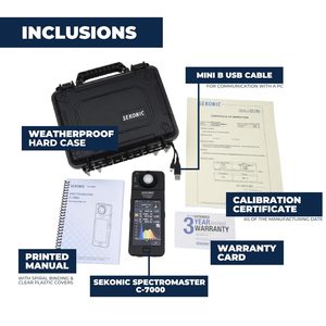 Kit de spectromètre sans fil Sekonic C-7000, analyseur de spectre, outil portable, contrôle précis de la couleur, interprétation - Product Image 6