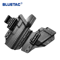 Bluetac Nouvelle Version Étui Tactique IWB pour Arme avec Pochette de Chargeur Intégrée Combo Holster de Ceinture en Fibre de Carbone