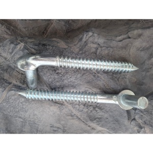 خطافات براغي، 5/8 × 6 × 2 بوصة، مطلية بالزنك الأصفر - Product Image 2