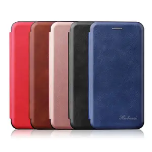 Sarung ponsel kulit dompet PU gel bentuk cangkang mewah untuk Xiaomi Redmi Note 12 4G