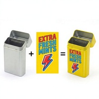 Boîte en métal personnalisée avec couvercle à charnière pour cartes à jouer, boîte à prières, étui à tabac/cigares, fabricant de contenants de rangement