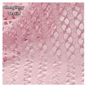 Xing Tiao Wang #   Tela de Malla de Punto Grueso de Moda, 100% Poliéster, Tejido de Punto por Urdimbre para la Confección de Camisetas, Vestidos y Trajes de Baño para Mujer - Product Image 6