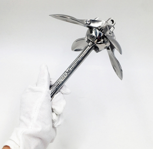 Thép Không Gỉ Neo Nhỏ Có Nhiều Neo Hệ Thống Gấp Neo Có Thể Gập Lại Kayak Neo Cho Câu Cá - Product Image 4