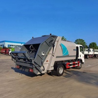 Camion à ordures compacteur Howo 5 tonnes, camion de collecte des déchets, camion de ramassage des déchets