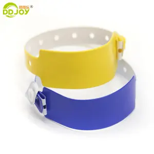 one-off soft comfortable PVC vinyl id bracelet wristband for any festival
