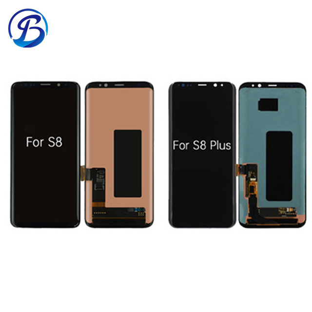 For samsung Galaxy S8.S8 Plus Original Super AMOLED Models Phone Screen Replacement Frame Smartphone Screens With Burns Discount