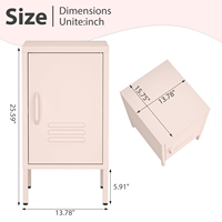 Meuble de rangement en acier moderne, couleur personnalisable, sur pieds, avec portes shaker modulaires, pour salon et école