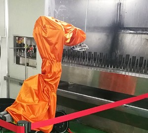 Pintura soldadura cobot robot ropa protectora cubierta abrigo Fanuc Yaskawa KUKA ABB robot cubierta protectora para robot - Product Image 4