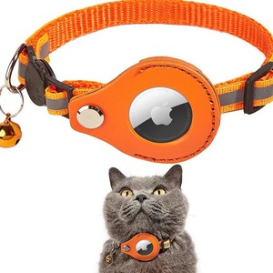Collares de Lujo para Mascotas (Perros y Gatos) con AirTag, de Nailon Premium, Reflectantes, con Logotipo Personalizado, Venta al Por Mayor - Product Image 1