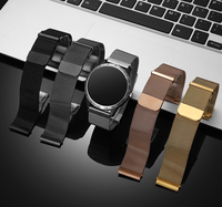Double bracelet magnétique en métal milanais de luxe respirant en acier inoxydable pour montre HW GT4/GT3Pro Targeted Comfort Style