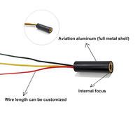Nouveau module de diode laser infrarouge Xinland 780 nm 5/10/30/50/100 mW, 10x30 mm, mise au point interne, modulation TTL, machine industrielle
