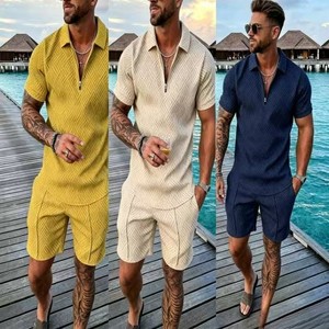 <span class=keywords><strong>Grande</strong></span> quantité de chemises à manches courtes zippées pour hommes, broderie personnalisée de la marque, t-shirts à manches longues en coton doux et tendance - Product Image 1