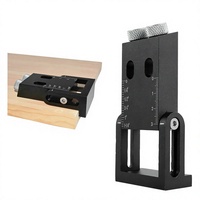 Kit de 8 gabarits de perçage oblique pour le travail du bois, guide de perçage à angle de 15 degrés, perforateur de trous, outils de menuiserie DIY 6/8/10mm, en boîte