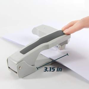 Madeking – agrafeuse pivotante à bras pivotant avec agrafes, les agrafeuses de bureau ont une capacité de 25 feuilles, agrafeuse rotative de bureau à 360 degrés - Product Image 2