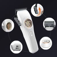 Tondeuse à cheveux professionnelle à moteur vectoriel haute vitesse 10000 tr/min, kit de tondeuse et machine à couper les cheveux avec station de charge