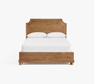 Cama Matrimonial de Madera Maciza Estilo Francés Vintage, Cama Americana de Mediados de Siglo de Alta Gama, Cama Nupcial, Cama Windsor, Cama Princesa - Product Image 1