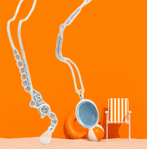 Collar de Doble Capa Versátil con Cadena de Eslabones de Circonio, Estilo Vintage Europeo y Americano, para Chicas con Personalidad, Unisex, Ideal para Fiestas, de UM Jewelry - Product Image 3