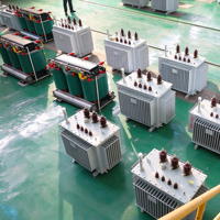 Transformateur de distribution immergé dans l'huile triphasé S13-M 1250 kVA 2500 kVA 50/60 Hz IEC 60076, transformateur de puissance industriel pour utilisation sur réseau