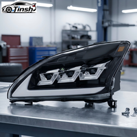 Conjunto de Faros Delanteros LED de Triple Haz Mejorados para Lexus RX 2003-2008 con Señal de Giro Secuencial