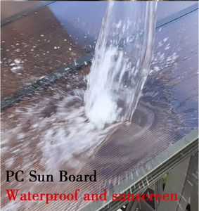 Dondolo da Esterno Moderno a 3 Posti in Policarbonato con Telaio in Ferro Battuto, Cuscini <span class=keywords><strong>Super</strong></span> Confortevoli e Impermeabili per Giardino e Spiaggia - Product Image 4
