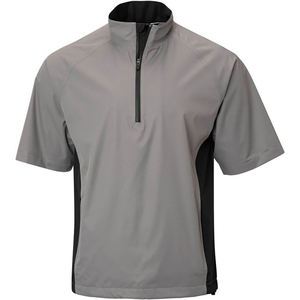 Polo de Golf de Verano con Cierre de Cremallera, Corte Regular, Elástico en 4 Direcciones, Tejido Transpirable de Spandex y Terileno para Hombre - Product Image 3