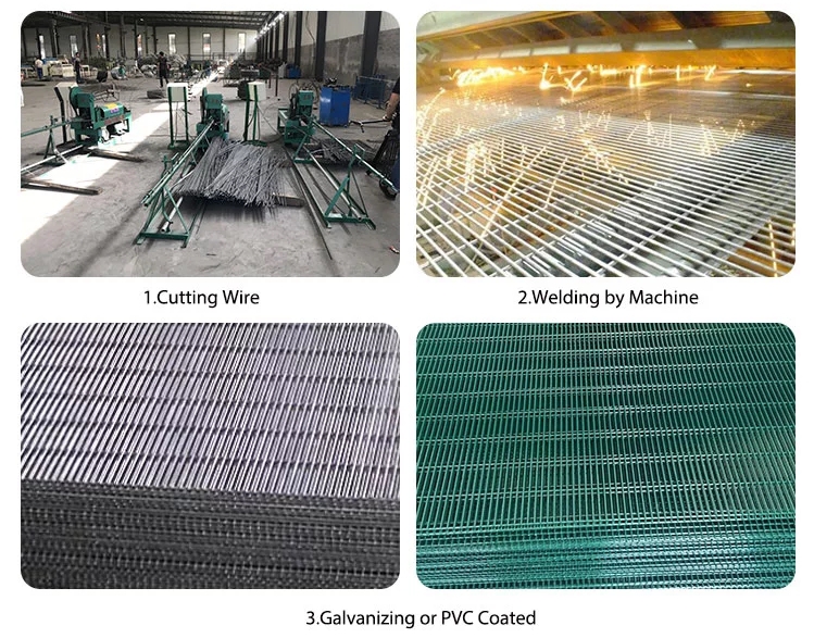 Galvanized Pvc Coated Anti Climb High Security Fence For Project