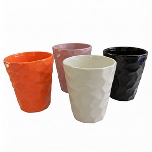 Pot de fleurs <span class=keywords><strong>en</strong></span> céramique émaillée vert printemps HARVIT Stone Clay / Pots de fleurs personnalisés / Pots de <span class=keywords><strong>jardin</strong></span> rustiques - Écologiques et durables - Product Image 3