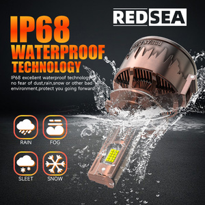 Redsea ไฟหน้า LED R39สว่างมาก360W 36000LM 5080 CSP ชิป H1 H4 H7 H11 9005 9006 LED CANbus ไม่ผิดพลาด - Product Image 5