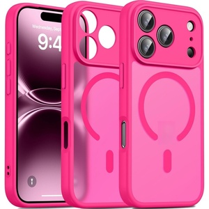 เคสโทรศัพท์มือถือแบบแข็งเคลือบด้าน สำหรับ iPhone 12 pro max 13 14 15 16plus 17Air  รองรับการชาร์จแบบแม่เหล็ก - Product Image 1